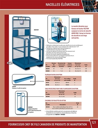 Catalogue de produits de manutention par Kleton